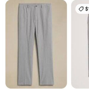 Banana Republic Gray Tailored Straight Fit Pants in Small